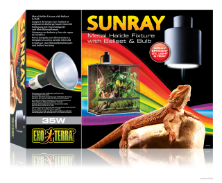 Светильник Sunray с балластом и лампой в комплекте до 35Вт