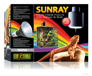 Светильник Sunray с балластом и лампой в комплекте до 50Вт