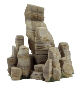 ArtUniq Hewn Rock M - Декоративная композиция из пластика "Обтёсанные скалы", 28,3x19,5x30 см