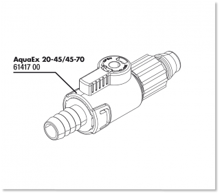 JBL AquaEx 20-45/45-70 lever - Запорный кран для JBL AquaEx 20-45/45-70