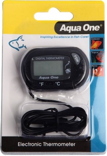 Aqua One Thermometer LCD ST-3 - Цифровой термометр, внешний, с погружным датчиком