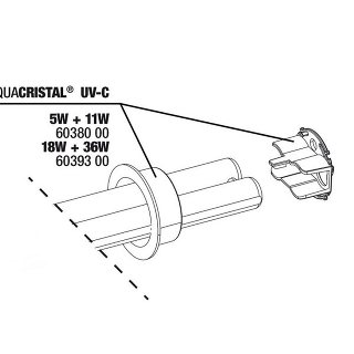 JBL ProCristal UV-C Bulb protection 5/11W - Защита лампы для JBL ProCristal UV-C 5/11 Вт