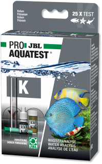 JBL ProAquaTest K Potassium - Экспресс-тест для определения содержания калия в пресной воде, примерно на 25 измерений
