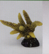 Коралл пластиковый желто-коричневый 8х6,5х8см (MA122PUY)