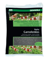 Грунт для мини-аквариумов Dennerle Nano Garnelenkies, цвет "Sulawesi black", фракция 0,7-1,2 мм., 2 