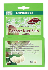 Dennerle Deponit NutriBalls - Корневое удобрение в виде шариков для любых аквариумных растений, 30 ш