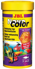 JBL NovoColor - Основной корм в форме хлопьев для  особенно яркой окраски рыб, 100 мл. (16 г.)