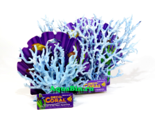 Декор Ветка коралла, голубая  12см