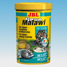 JBL NovoMalawi - Корм в форме хлопьев для растительноядных цихлид из озер Малави и Таньгаика, 1 л. (156 г.)