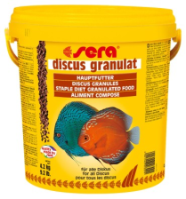 Корм для рыб  DISCUS GRANULAT 10 л (4,2 кг) ведро	
