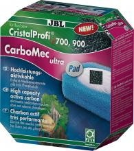 JBL CarboMec ultra Pad CP e700/e900 - Сверхактивный активированный уголь в форме гранул для фильтров CristalProfi е700/е900, 500 мл.