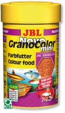 JBL NovoGranoColor - Основной корм в форме гранул для особенно яркой окраски рыб, в банке с дозатором, 250 мл. (120 г.)