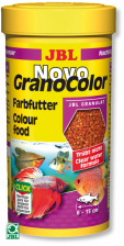 JBL NovoGranoColor Refill - Основной корм в форме гранул для особенно яркой окраски рыб, 250  (120 г