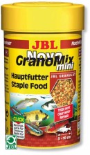 JBL NovoGranoMix mini - Основной корм в форме смеси мини-гранул для маленьких рыб, банка с дозатором, 100 мл. (38 г.)