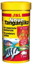 JBL NovoTanganjika - Корм в форме хлопьев из рыбы и планктонных животных для хищных цихлид из озер Малави и Таньгаика, 1 л. (172 г.)