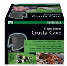 Декоративный элемент для нано-аквариумов Dennerle Nano Decor Crusta Cave, керамическая пещера для креветок и раков