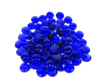 Декоративные камни , голубые 90 шт