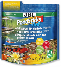 JBL Pond Sticks 4in1 - Комплексный корм в форме "палочек" для всех прудовых рыб, содержащий 4 различ