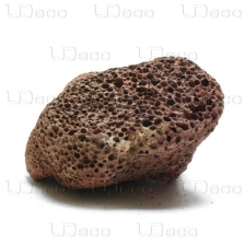 UDeco Brown Lava S - Натуральный камень "Лава коричневая" для оформления аквариумов и террариумов,  