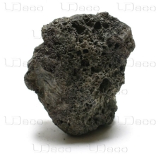 UDeco Black Lava M - Натуральный камень "Лава чёрная" для оформления аквариумов и террариумов,  разм