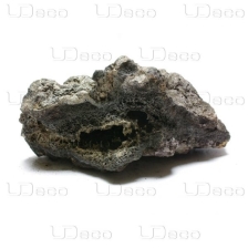 UDeco Black Lava L - Натуральный камень "Лава чёрная" для оформления аквариумов и террариумов,  разм