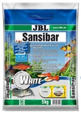 JBL Sansibar WHITE - Декоративный грунт для аквариума, белый, мелкий, 10 кг.