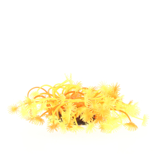Коралл силиконовый желто-красный 7.5х7.5х10см (SH189RY)