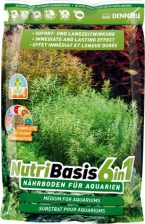 Dennerle NutriBasis 6in1 - Грунтовая подкормка для аквариумных растений, пакет 9,6 кг для аквариумов