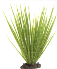 Растение пластиковое Аир, 20см, зеленое