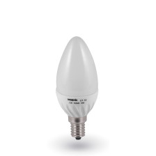 Светодиодная лампа Standard C30 4,5Вт E14 3000K тёплая матовая