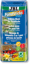 JBL Pond Sticks 4in1 - Комплексный корм в форме "палочек" для всех прудовых рыб, содержащий 4 различных вида "палочек" разного цвета, 5 кг (31,5 л)