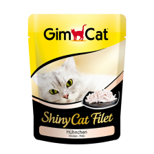 Gimcat Пауч Shiny Cat Filet цыпленок  д/кошек, 70г (412856)
