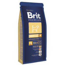 Брит 1кг Brit Premium Adult M для взрослых собак средних пород, 132354