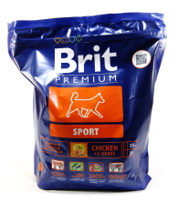 Брит 1кг Brit Premium Sport для активных собак всех пород, 132356