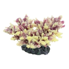 Коралл пластиковый желто-фиолетовый 21х18х8,5см SH080PUY)