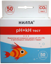 Тест pH+kH – тест для измерения уровня  pH, kH и CO2 в воде (НИЛПА)