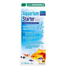 Dennerle Aquarium Starter Rapid - Двухкомпонентный биоактиватор аквариума, 200 мл на 100 л