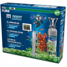 JBL ProFlora m2003 - CO2-система с пополняемым баллоном 2000 г и pH-контроллером для аквариумов до 1000 л