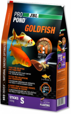 JBL ProPond Goldfish S - Основной корм в форме плавающих палочек для золотых рыбок небольшого размера, 0,8 кг (6 л)