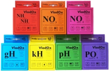 VladOx профессиональный набор из 7-ми тестов (gH, kH, pH, NO2, NO3, NH3/4, PO4)
