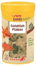  Сера Корм для золотых рыб в хлопьях GOLDY NATURE 250 мл 60 г