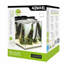 Aквариум  SHRIMP SET  DUO  LED  черный (49 л)