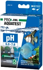 JBL ProAquaTest pH 6.0-7.6 - Экспресс-тест для контроля значения pH в пресноводных аквариумах в диапазоне 6,0-7,6 единиц, примерно на 80 измерений