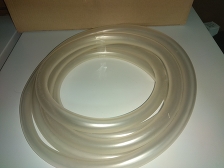 Шланг водяной белый полупрозрачный силиконовый мягкий, диам. 12х16 мм, 1 п.м.