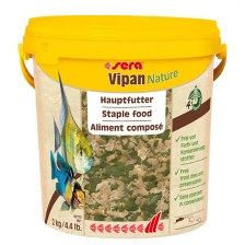 Сера Корм для рыб основной в хлопьях VIPAN NATURE 10000 мл 2 кг (ведро)