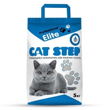 Наполнитель комкующийся минеральный CAT STEP Professional Elite, 5 кг