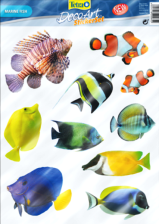 Стикер Tetra DecoArt StickerSet Marine Fish